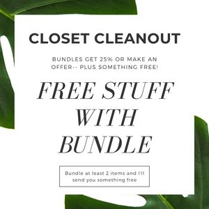 Free Item with bundle purchase